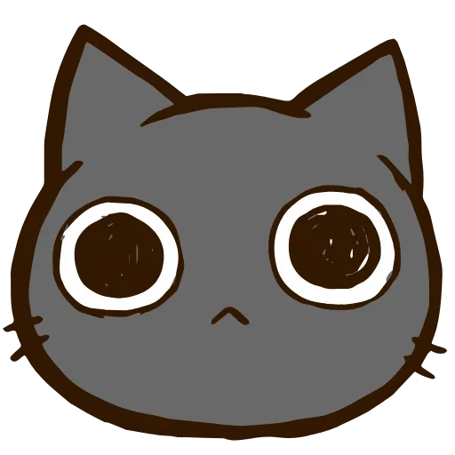 Стикерпак Black Cat для Telegram — скачать