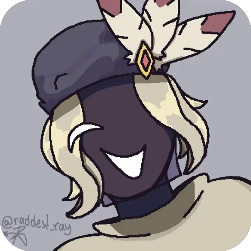 🐞 Стикер «Black Dahlia Skullgirls» для Telegram