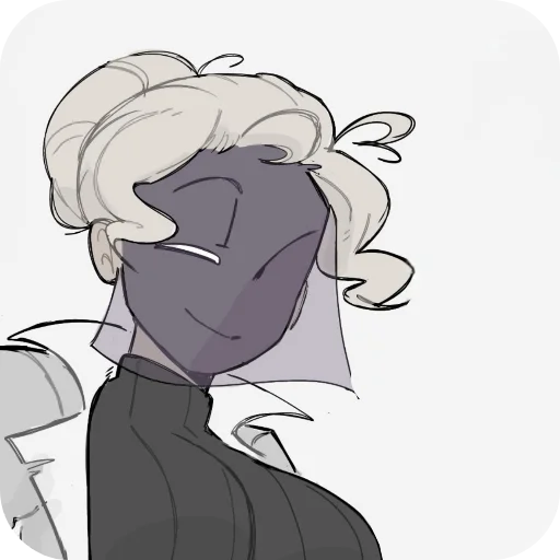 👍 Стикер «Black Dahlia Skullgirls» для Telegram