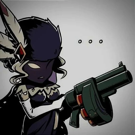 🌟 Стикер «Black Dahlia Skullgirls» для Telegram