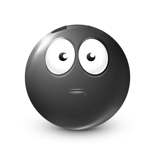 🤩 Стикер «Black Face Emoji» для Telegram