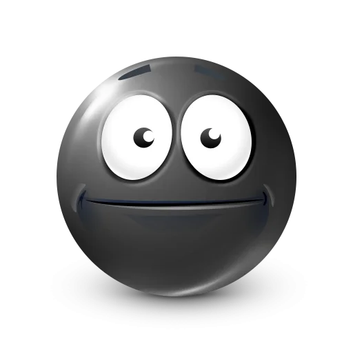 🤩 Стикер «Black Face Emoji» для Telegram