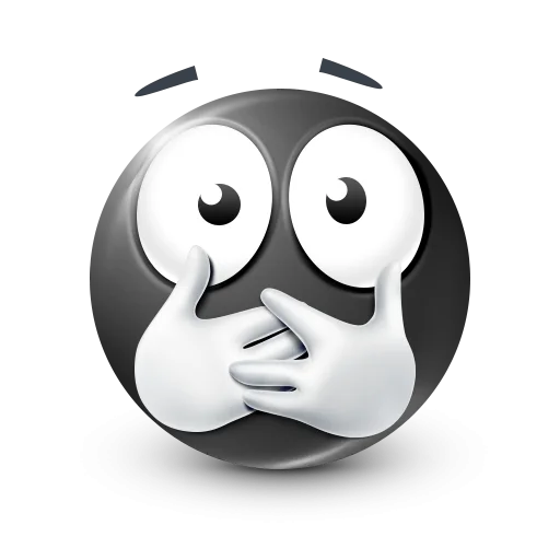 🤩 Стикер «Black Face Emoji» для Telegram