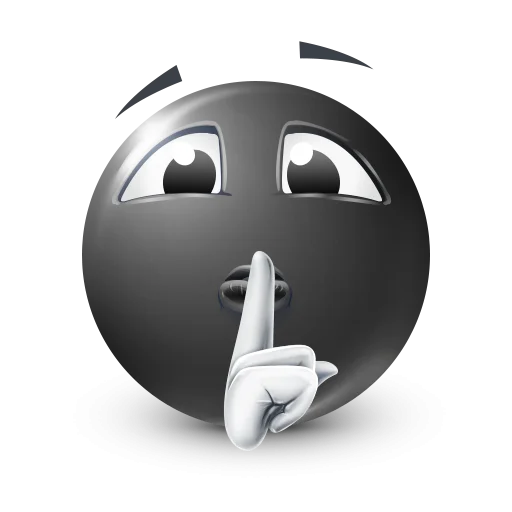🤩 Стикер «Black Face Emoji» для Telegram