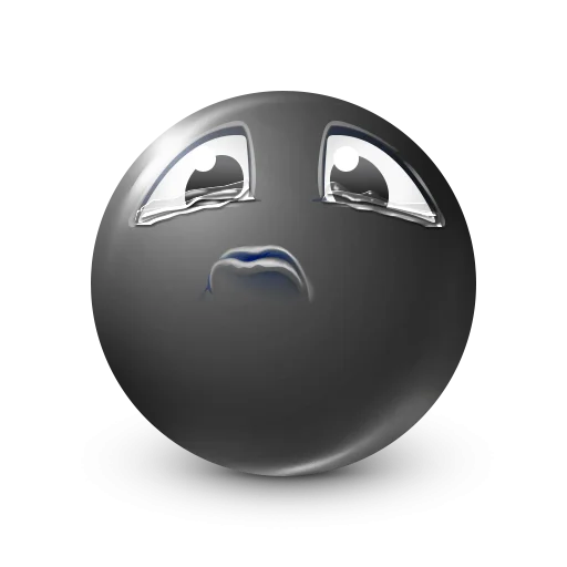 🤩 Стикер «Black Face Emoji» для Telegram