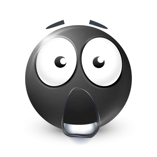🤩 Стикер «Black Face Emoji» для Telegram