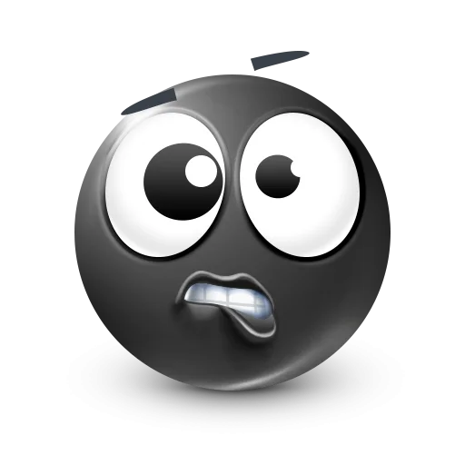 🤩 Стикер «Black Face Emoji» для Telegram