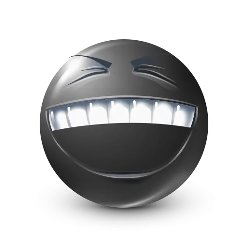 🤩 Стикер «Black Face Emoji» для Telegram