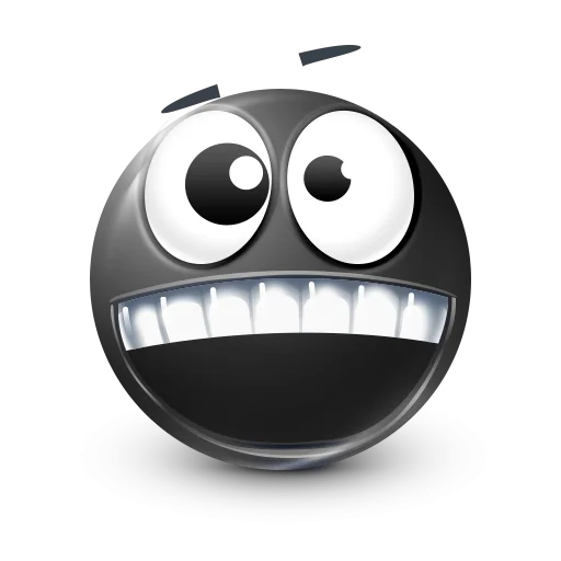 🤩 Стикер «Black Face Emoji» для Telegram