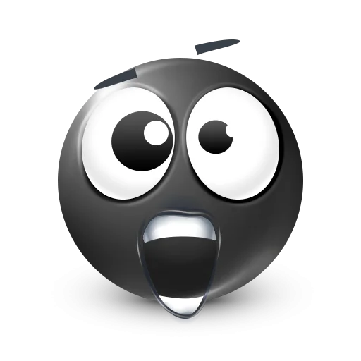 🤩 Стикер «Black Face Emoji» для Telegram