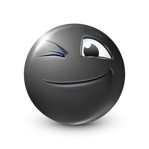 🤩 Стикер «Black Face Emoji» для Telegram