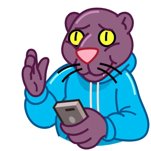 😢 Эмодзи «Black Panther» для Telegram