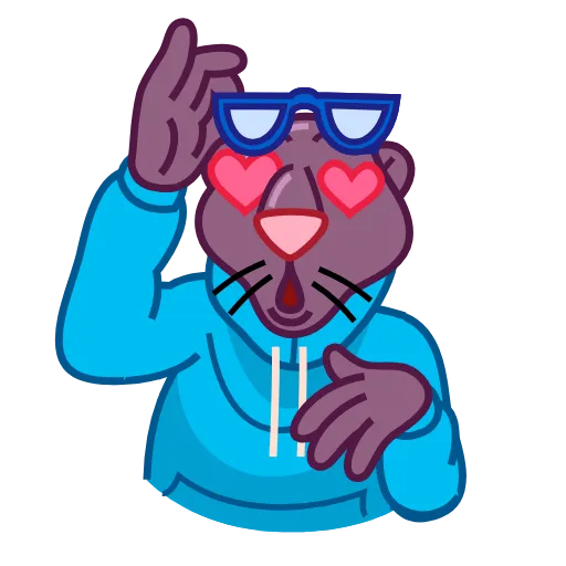 😍 Эмодзи «Black Panther» для Telegram