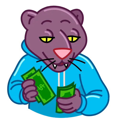 🤑 Эмодзи «Black Panther» для Telegram