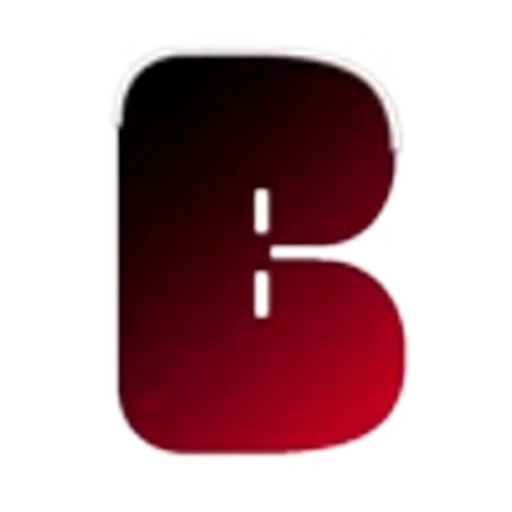 🖤 Эмодзи «Черно-красные буквы, градиент» для Telegram