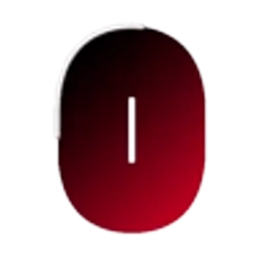 🖤 Эмодзи «Черно-красные буквы, градиент» для Telegram