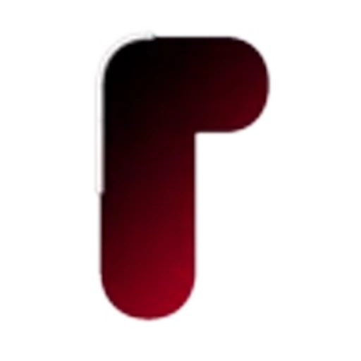 🖤 Эмодзи «Черно-красные буквы, градиент» для Telegram