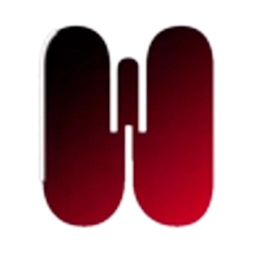 🖤 Эмодзи «Черно-красные буквы, градиент» для Telegram