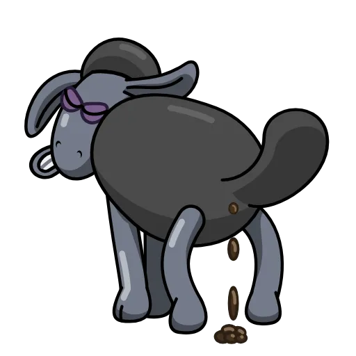 💩 Эмодзи «Black Shaun» для Telegram