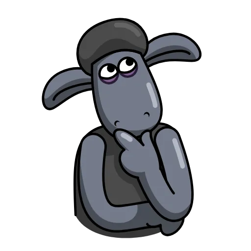 🤔 Эмодзи «Black Shaun» для Telegram