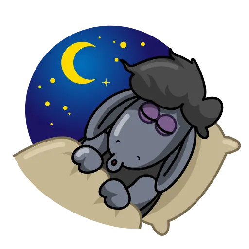 😴 Эмодзи «Black Shaun» для Telegram