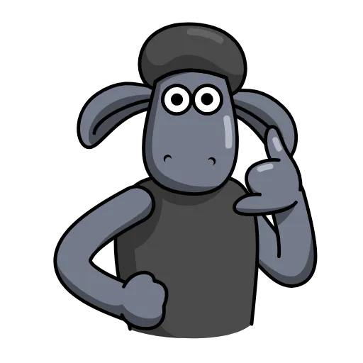 🤙 Эмодзи «Black Shaun» для Telegram