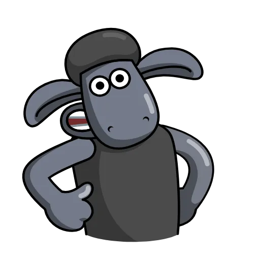 👍 Эмодзи «Black Shaun» для Telegram