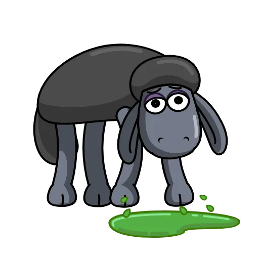 🤢 Эмодзи «Black Shaun» для Telegram