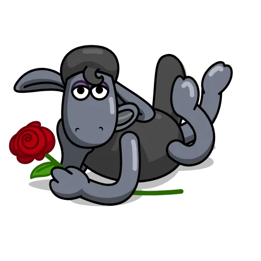 😏 Эмодзи «Black Shaun» для Telegram