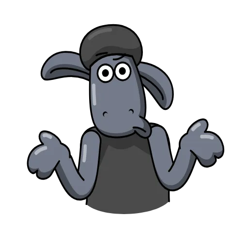 🤷‍♂️ Эмодзи «Black Shaun» для Telegram