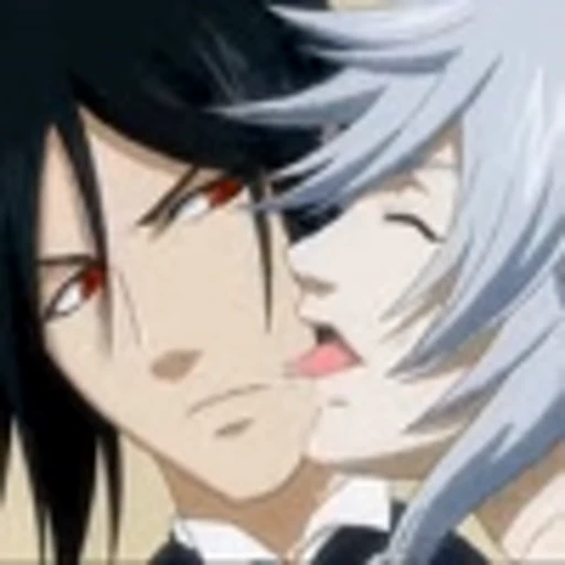😘 Эмодзи «Black Butler S1Тёмный Дворецкий 1 сезон» для Telegram