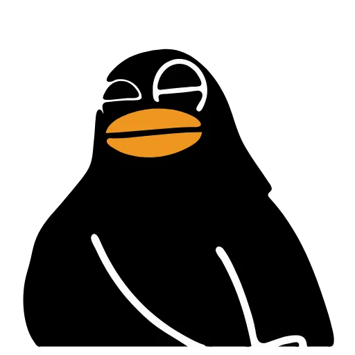 🙅‍♂️ Эмодзи «Black Duck» для Telegram