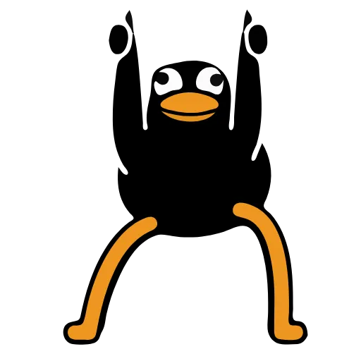 👍 Эмодзи «Black Duck» для Telegram