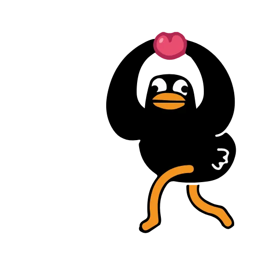🦢 Эмодзи «Black Duck» для Telegram