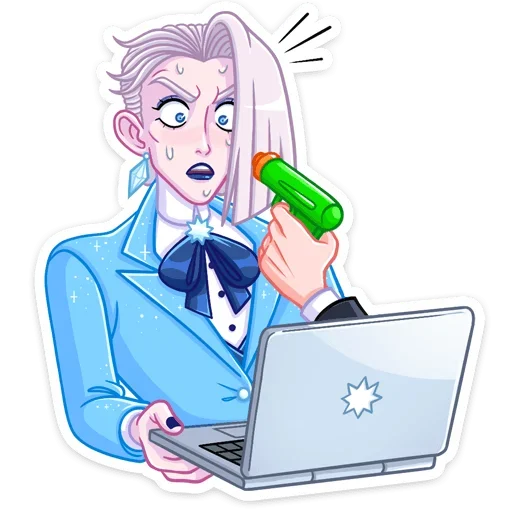 😥 Стикер «Бланш без надписей» для Telegram