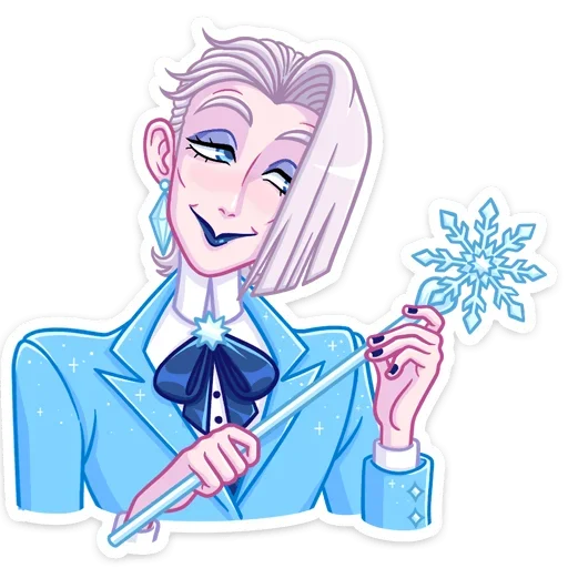 ❄️ Стикер «Бланш без надписей» для Telegram