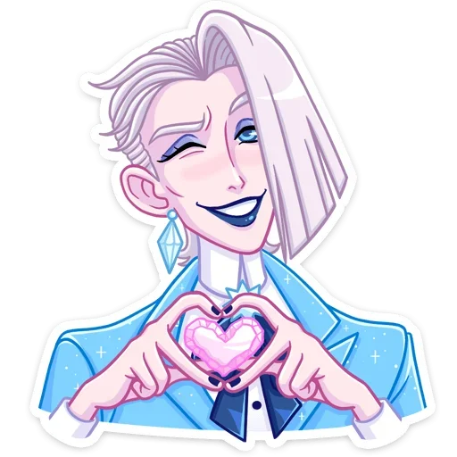 ❤ Стикер «Бланш без надписей» для Telegram