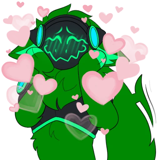 🥰 Стикер «Blass The Protogen 2» для Telegram