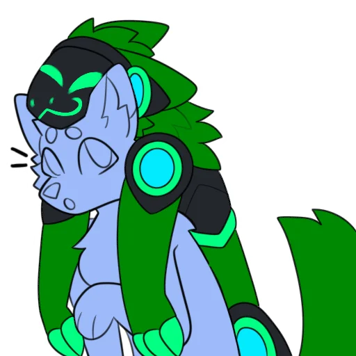 🫂 Стикер «Blass The Protogen 2» для Telegram