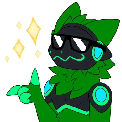 😎 Стикер «Blass The Protogen 2» для Telegram