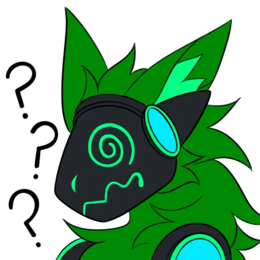 😵‍💫 Стикер «Blass The Protogen 2» для Telegram