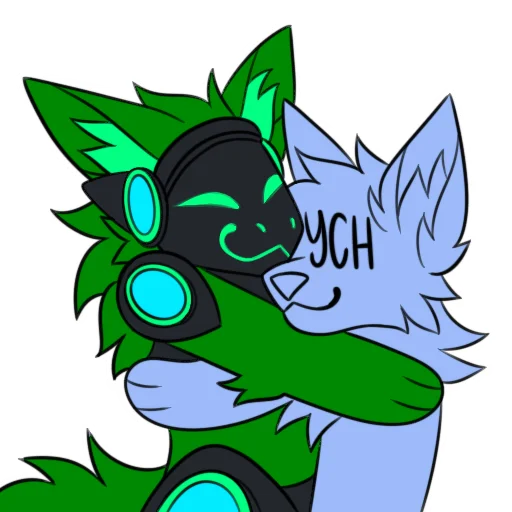 🫂 Стикер «Blass The Protogen 2» для Telegram