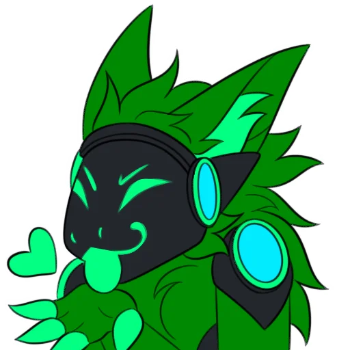 😘 Стикер «Blass The Protogen 2» для Telegram