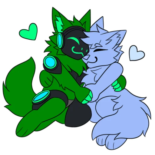 🫂 Стикер «Blass The Protogen 2» для Telegram