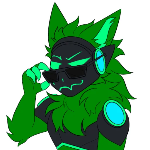 😎 Стикер «Blass The Protogen 2» для Telegram