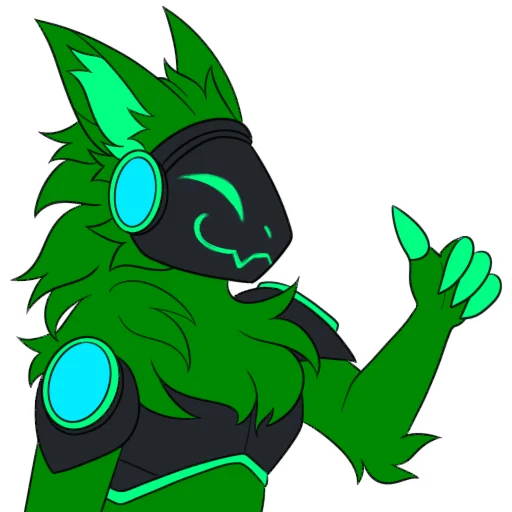 👍 Стикер «Blass The Protogen 2» для Telegram
