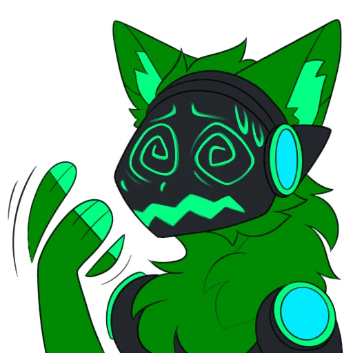🥵 Стикер «Blass The Protogen 2» для Telegram