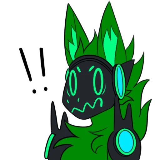 😨 Стикер «Blass The Protogen 2» для Telegram