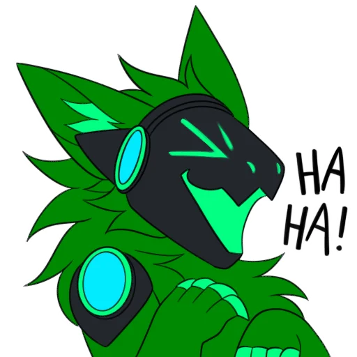 😂 Стикер «Blass The Protogen 2» для Telegram