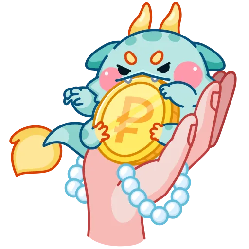 💰 Эмодзи «Близз - умилительный крошка-дракошка символ 2024» для Telegram